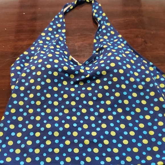 Sand and Sun Polka Dot Tankini top - Picture 1 of 1